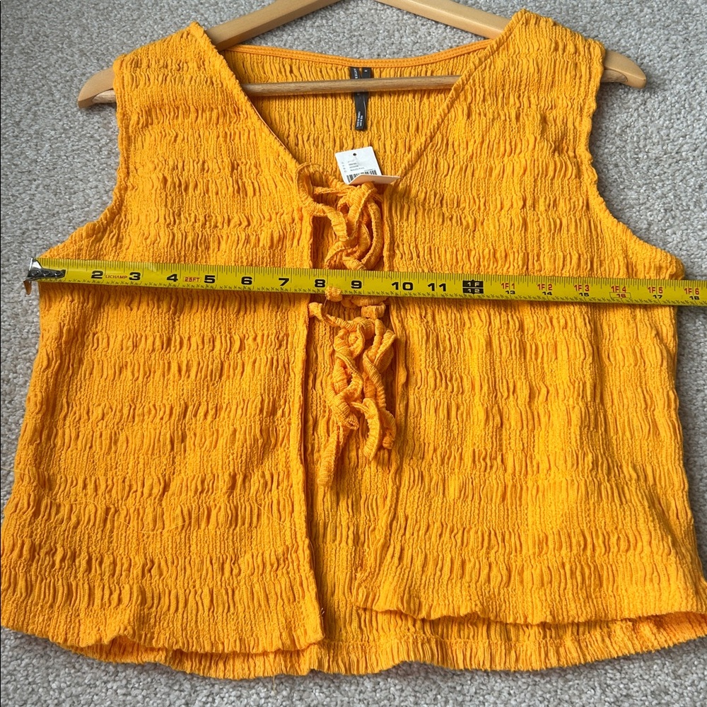 Anthropologie Front-Tie Tank Top - Picture 11 of 12